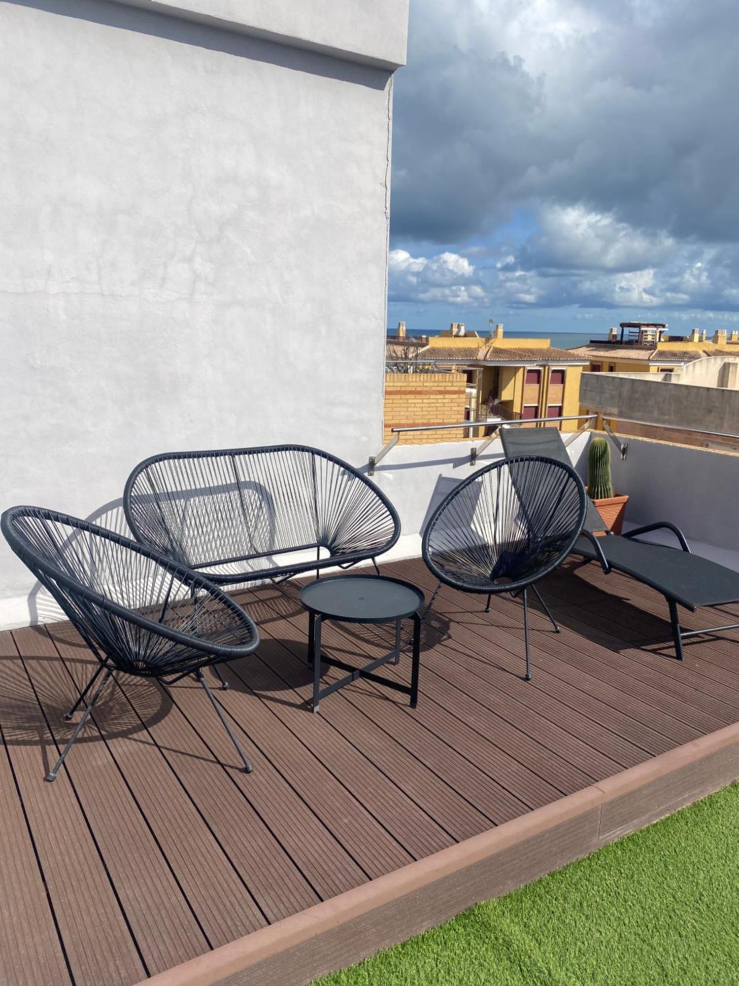 Apartamento A 100 Metros De La Playa Con Grande Terraza Y Vistas Al Mar Daimus Esterno foto